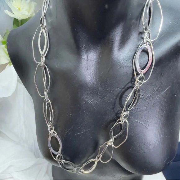 Vintage butler chain link necklace Bt7 - Picture 4 of 10